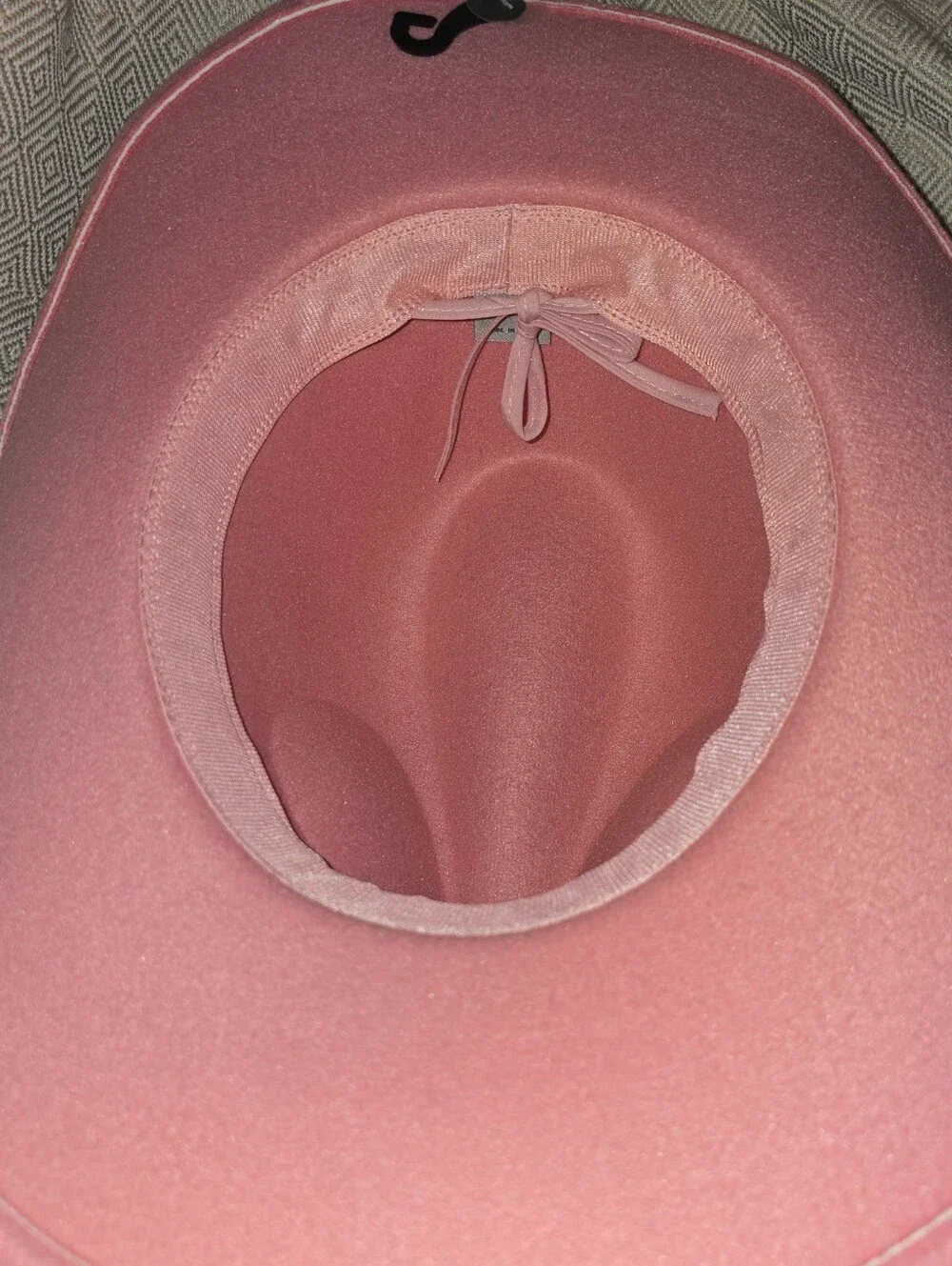 C.C Rose Rhinestone-Trim Cowboy Hat - Rose Pink